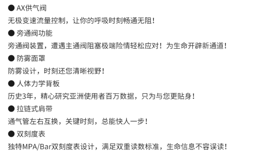梅思安AX2100正压空气呼吸器10165420 (图5)